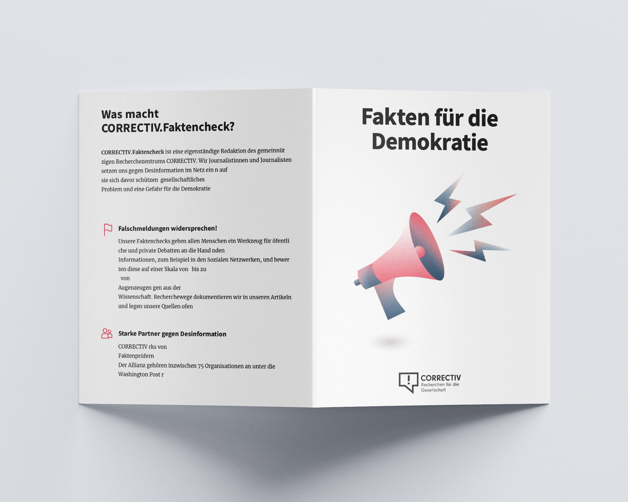 Flyer CORRECTIV.Faktencheck (10 Stück)